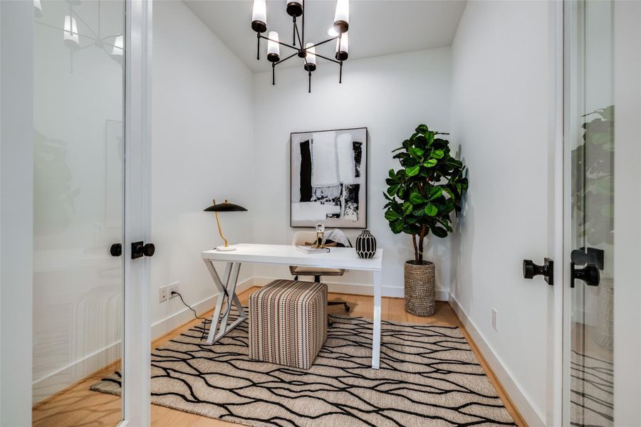Furnished interior view inside a new home in , Houston (Image 5).