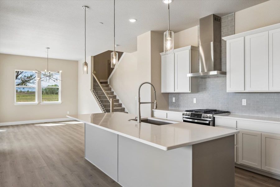 Furnished interior view inside a new home in Baseline Lakes – Brighton, Brighton (Image 6).