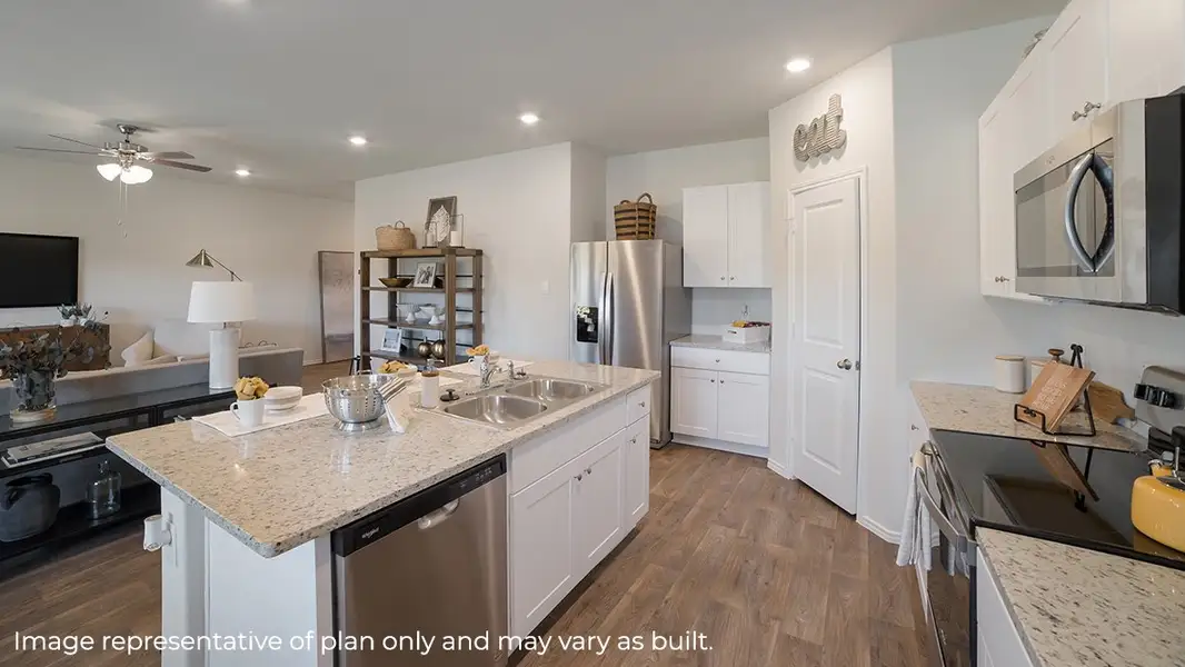 Furnished interior view inside a new home in Blue Ridge Ranch, San Antonio (Image 8). Furnished interior view inside a new home in Blue Ridge Ranch, San Antonio (Image 8).