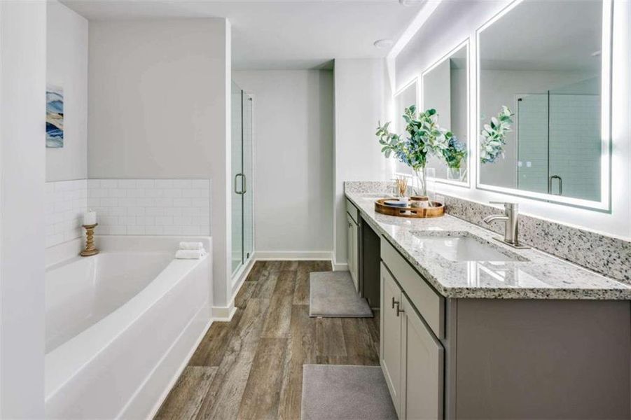 Furnished interior view inside a new home in Southern Hills, McDonough (Image 7).