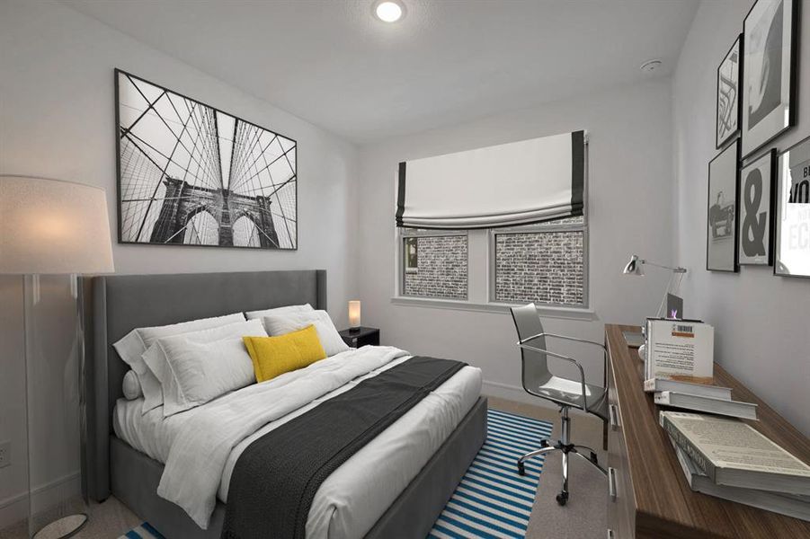 Furnished interior view inside a new home in Timberbrook, Justin (Image 28). Furnished interior view inside a new home in Timberbrook, Justin (Image 28).