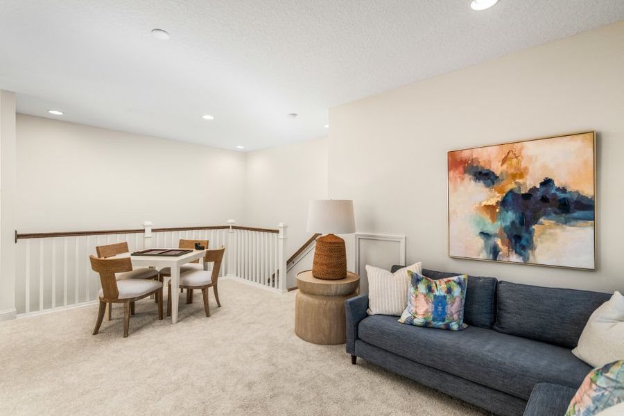 Representative furnished interior of a home built from the Sawyer by Riverside Homes in Mariposa at EverRange, Jacksonville (Image 69).