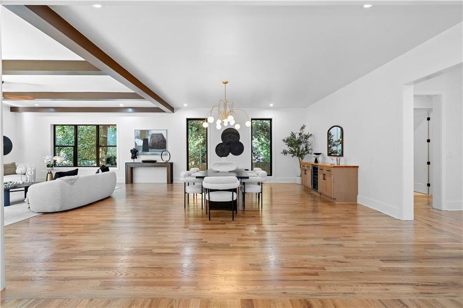 Furnished interior view inside a new home in , Atlanta (Image 52).