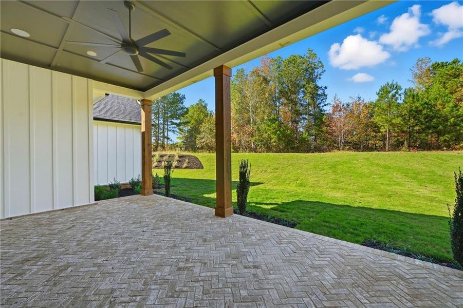 Exterior details and patio area of a home in , Canton (Image 1). Exterior details and patio area of a home in , Canton (Image 1).