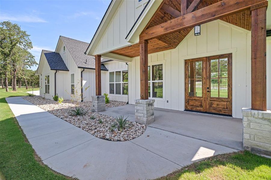 Exterior details and patio area of a home in , Tolar (Image 3). Exterior details and patio area of a home in , Tolar (Image 3).