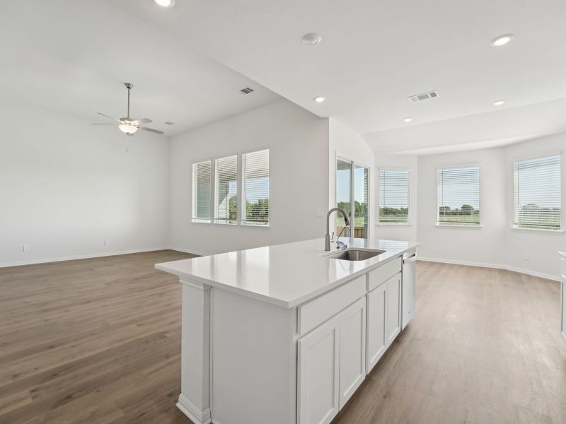 Furnished interior view inside a new home in Prairie Winds - Executive Collection, Hutto (Image 3).