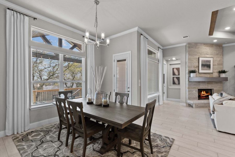 Representative furnished interior of a home built from the The Garner A by Davidson Homes LLC in The Reserve at Potranco Oaks, Castroville (Image 16).