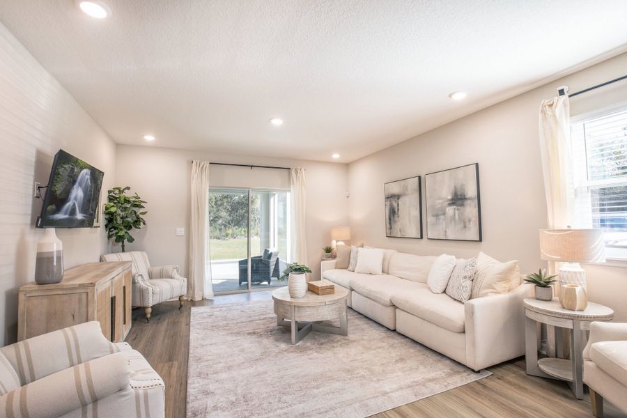 Representative furnished interior of a home built from the Maple by Maronda Homes in Coastal Communities, Edgewater (Image 37).