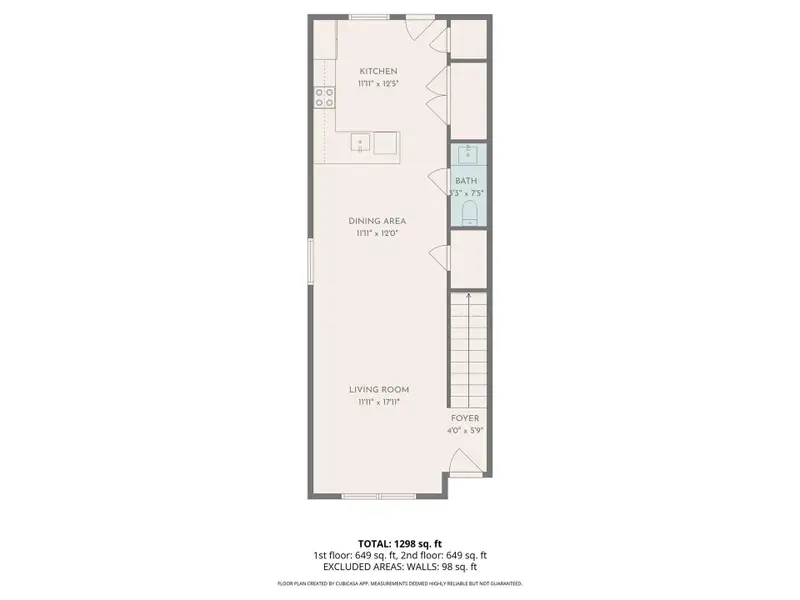 2D floor plan layout of this home in , Hickory, NC (Image 3).