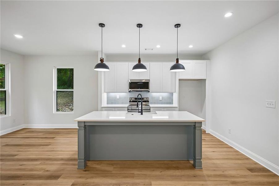 Furnished interior view inside a new home in , Atlanta (Image 8).