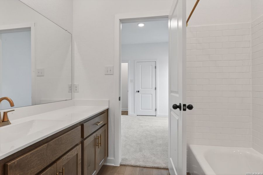 Furnished interior view inside a new home in Saddlebrook Ranch, Schertz (Image 6).