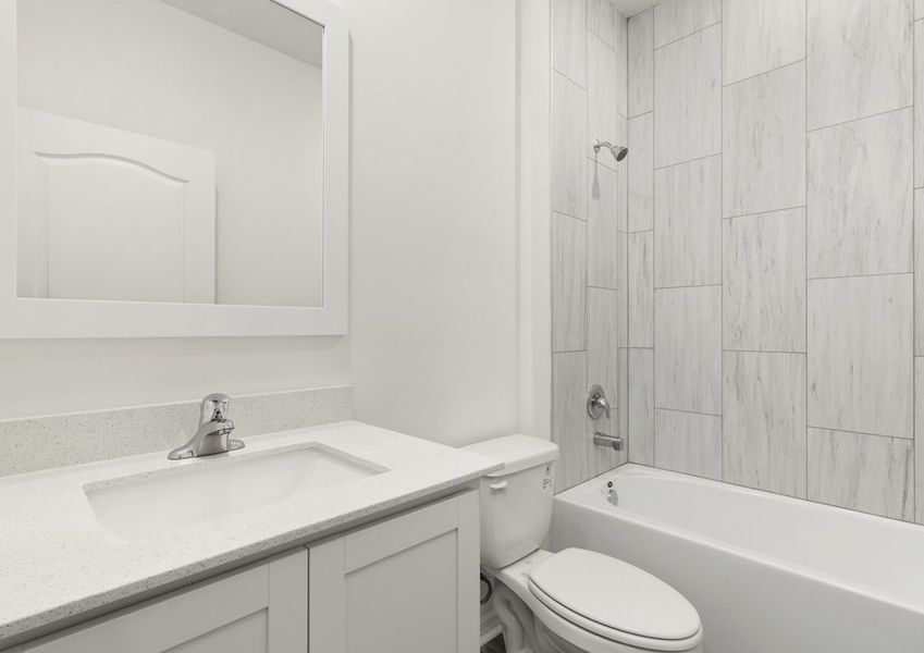 Tile detail in the bathroom