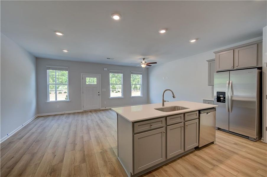 Furnished interior view inside a new home in Avery Landing, McDonough (Image 9).