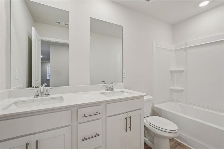 Furnished interior view inside a new home in Harmony Manor, Fairburn (Image 7).