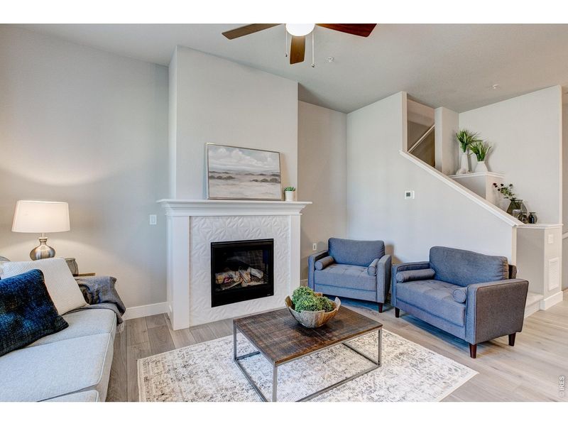 Furnished interior view inside a new home in , Longmont (Image 12). Furnished interior view inside a new home in , Longmont (Image 12).