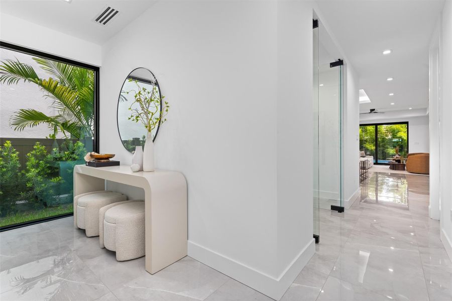 Furnished interior view inside a new home in , Fort Lauderdale (Image 8).