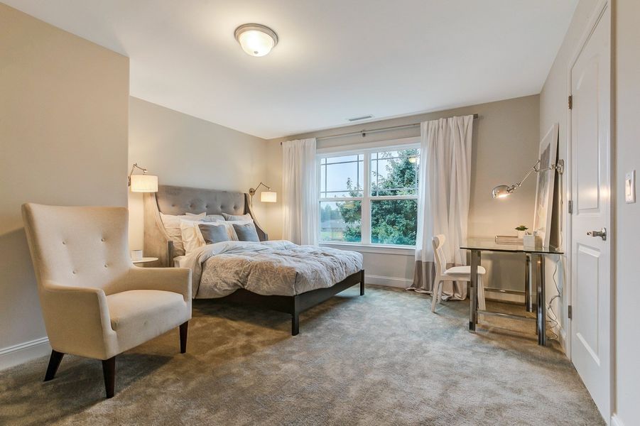 Representative furnished interior of a home built from the Ashton by Keystone Homes NC in Weybridge, Burlington (Image 55).