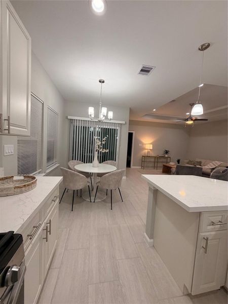 Furnished interior view inside a new home in , Houston (Image 17).