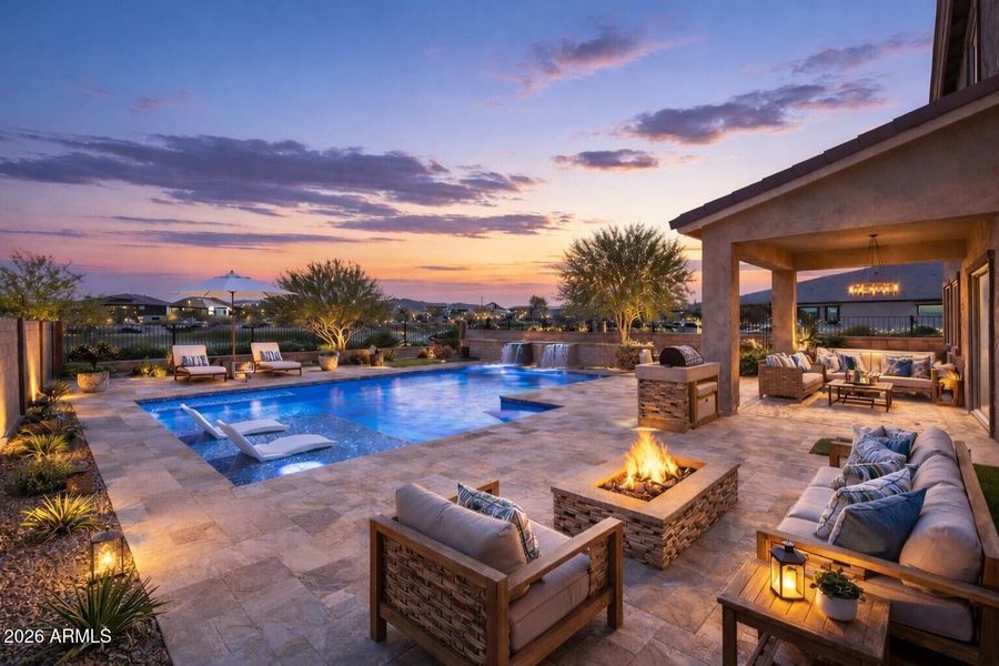 Virtual Staged Backyard II