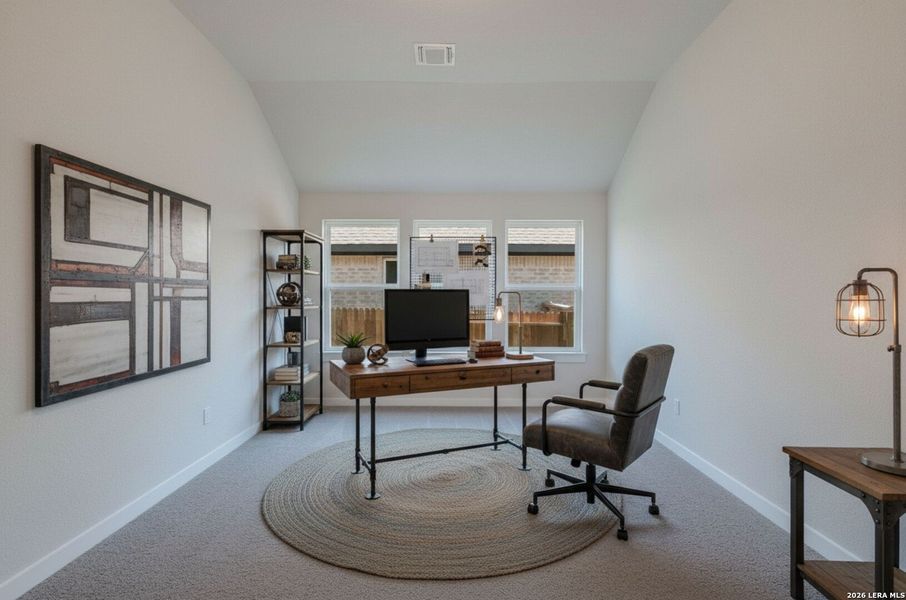 Furnished interior view inside a new home in Veramendi, New Braunfels (Image 8).
