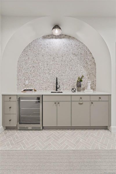 Furnished interior view inside a new home in , Denver (Image 33).