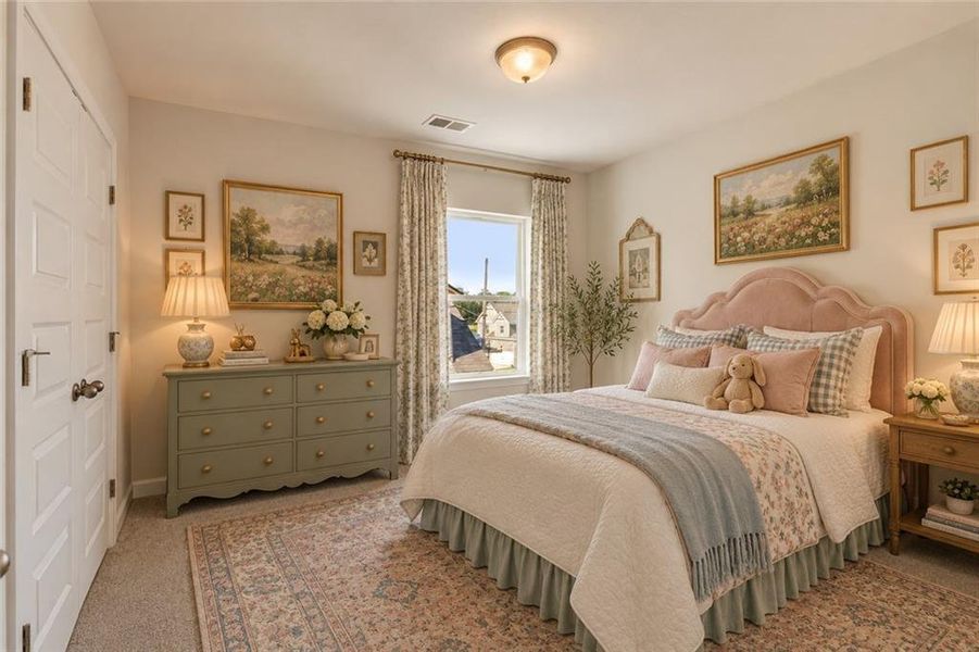 Furnished interior view inside a new home in The Brooke at Rivertown, South Fulton (Image 10).