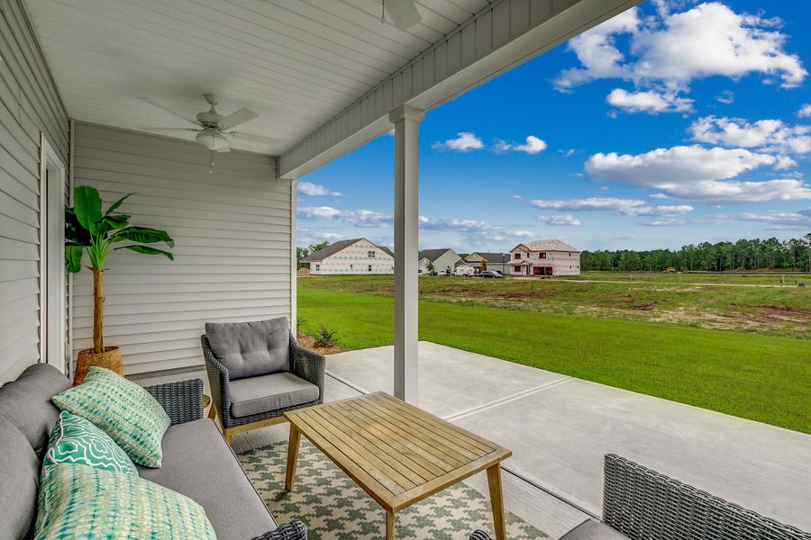 Furnished interior view inside a new home in Fairway Woods at Wyboo, Manning (Image 10).