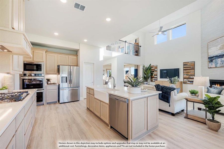 Furnished interior view inside a new home in Sutton Fields, Celina (Image 34).