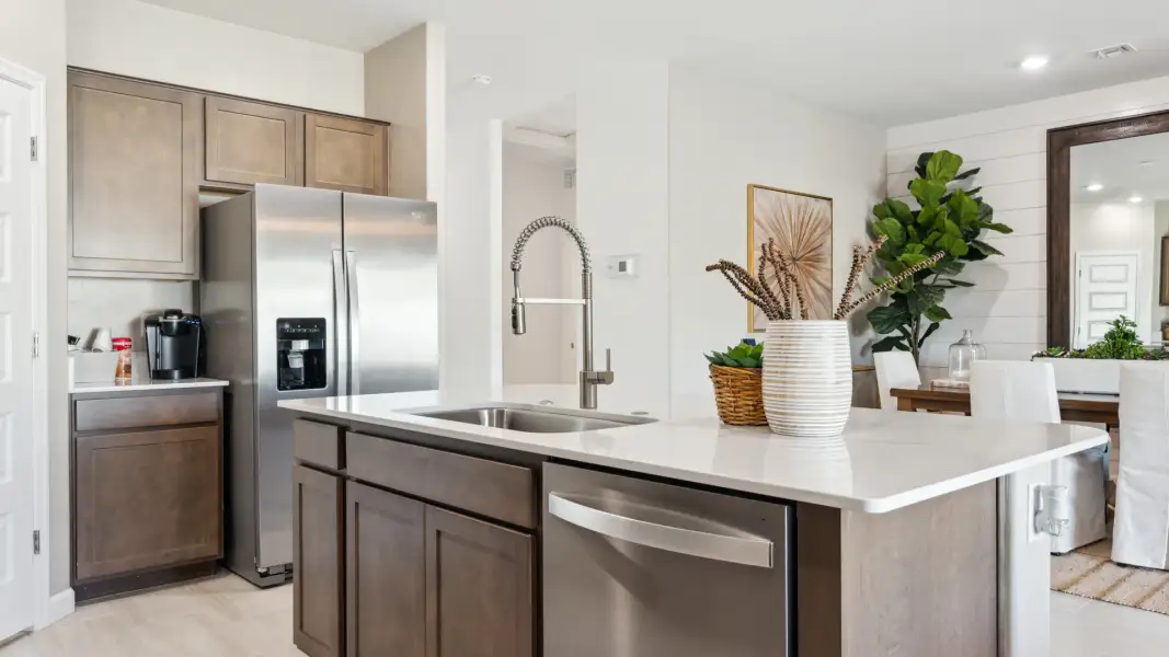 Furnished interior view inside a new home in Desert Moon Estates, Buckeye (Image 9).