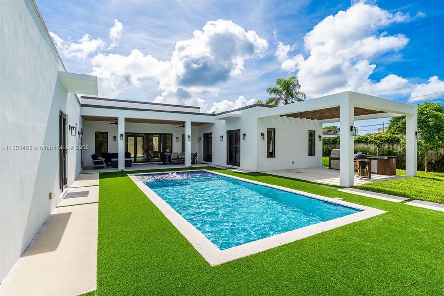 Front exterior of a new home in , Miami, FL, highlighting curb appeal (Image 25).