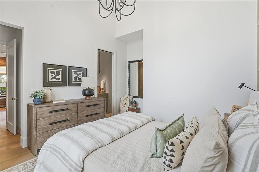 Furnished interior view inside a new home in , Sarasota (Image 48).