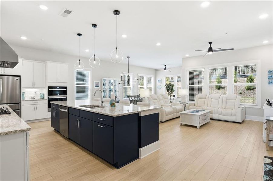 Furnished interior view inside a new home in The Reserve at Bells Ferry, Kennesaw (Image 18). Furnished interior view inside a new home in The Reserve at Bells Ferry, Kennesaw (Image 18).