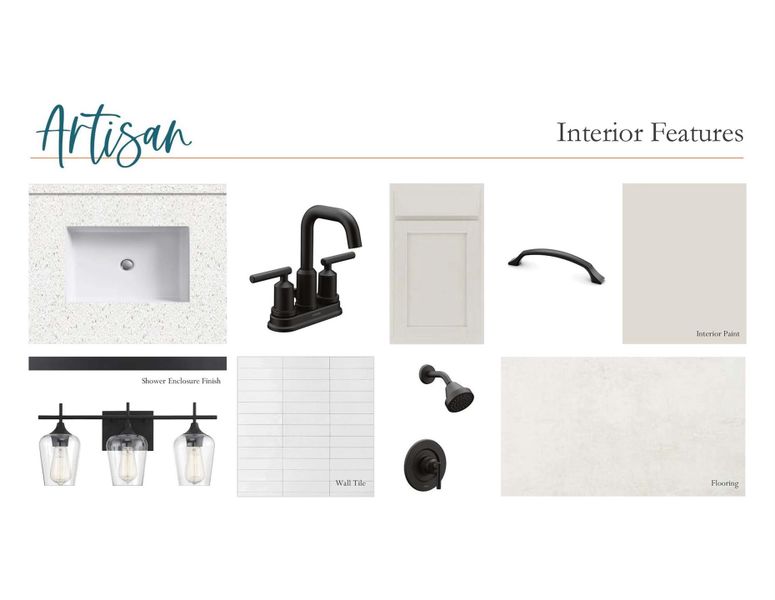 Sample of building materials used in homes in Covered Bridge, Hutto (Image 6).