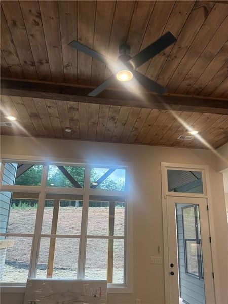 In-progress construction of a new home in Blue Mountain Creek, Morganton, GA (Image 18).