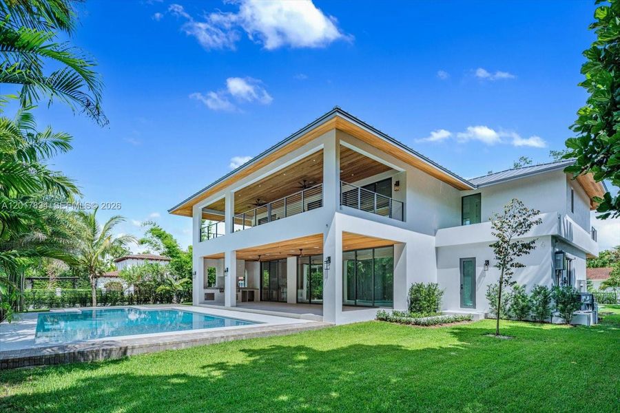 Exterior details and patio area of a home in , South Miami (Image 17).