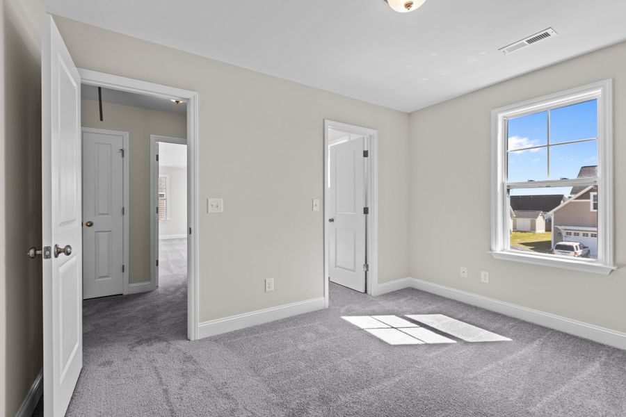 Representative unfurnished interior of a home built from the Turner by Bill Clark Homes in Davenport Farms, Winterville (Image 32). Representative unfurnished interior of a home built from the Turner by Bill Clark Homes in Davenport Farms, Winterville (Image 32).
