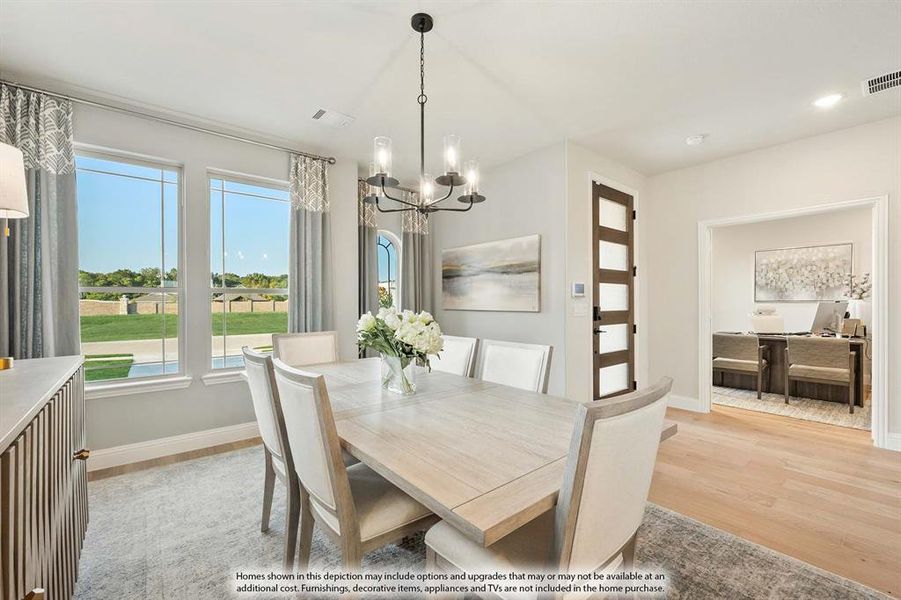 Furnished interior view inside a new home in West Crossing, Anna (Image 3).