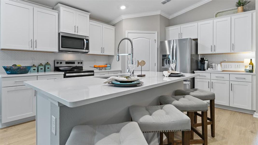 Furnished interior view inside a new home in American Village, Palm Coast (Image 17). Furnished interior view inside a new home in American Village, Palm Coast (Image 17).