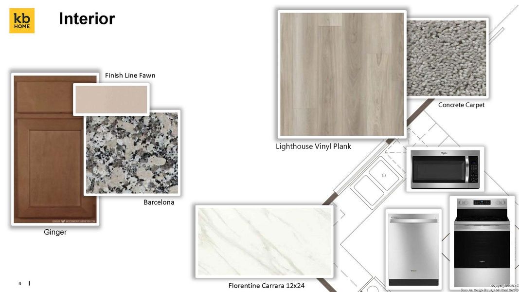 Sample of building materials used in homes in Legend Heights, New Braunfels (Image 10). Sample of building materials used in homes in Legend Heights, New Braunfels (Image 10).