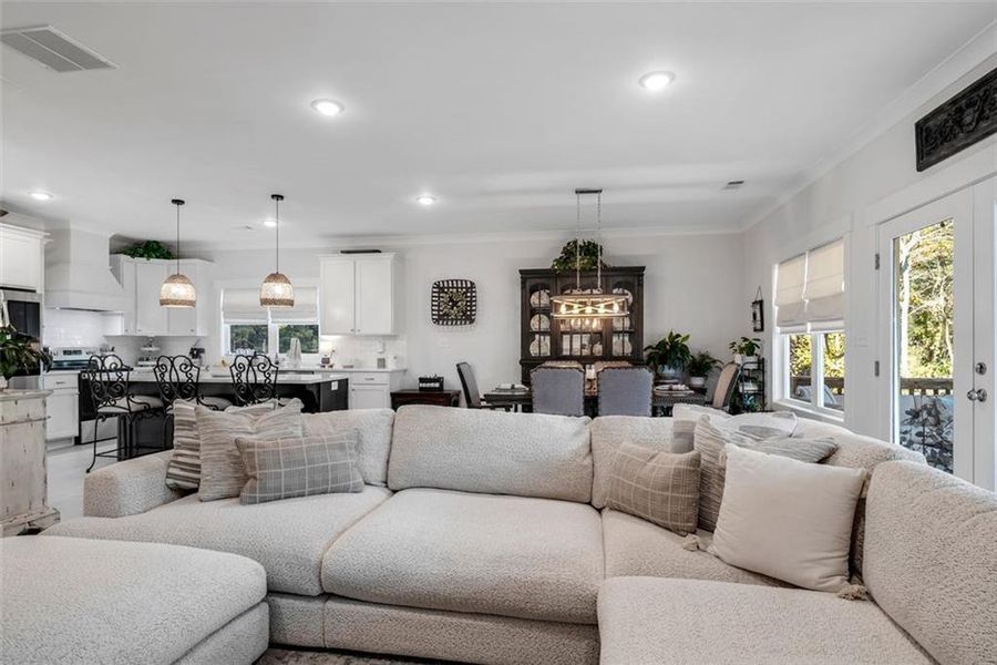 Furnished interior view inside a new home in , Commerce (Image 12).