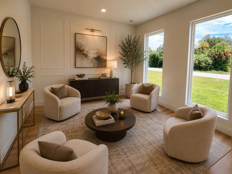 Furnished interior view inside a new home in , Port Charlotte (Image 19).