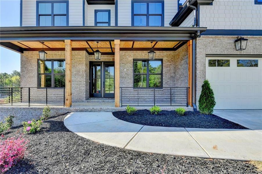 Front exterior of a new home in , Buford, GA, highlighting curb appeal (Image 2).