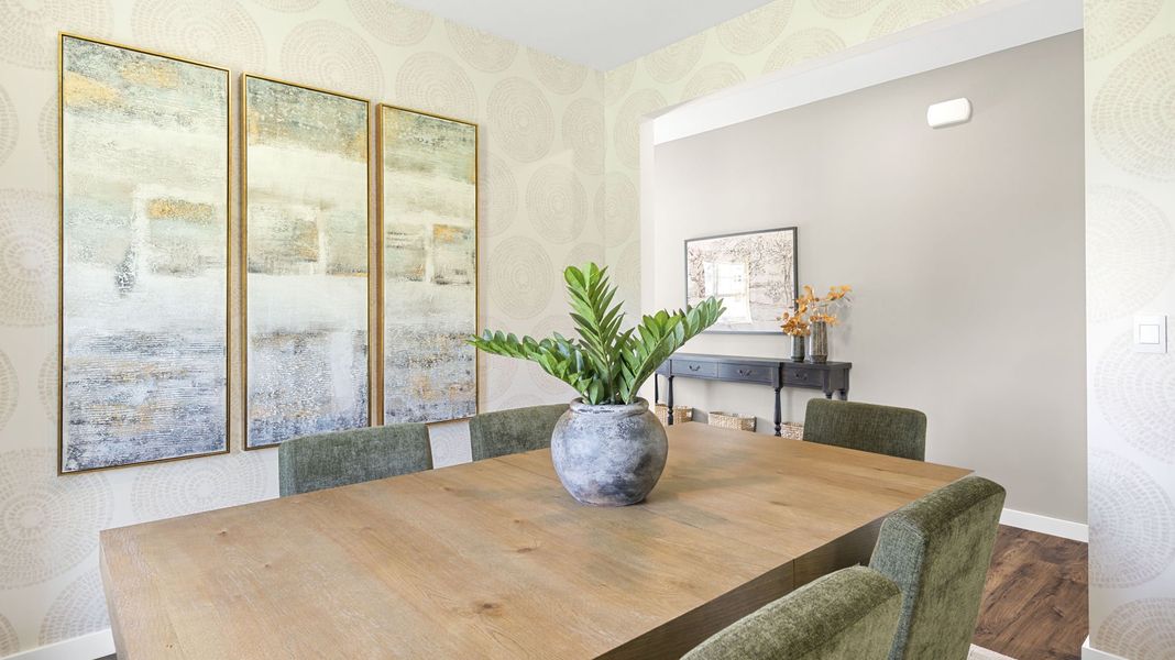 Furnished interior view inside a new home in The Cove at Thrasher Landing, Hixson (Image 11).