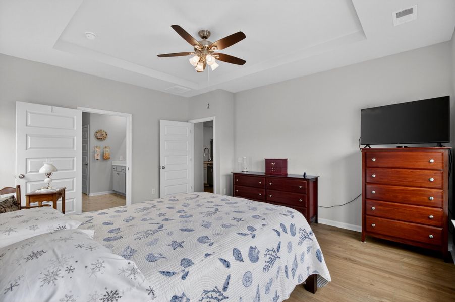 Furnished interior view inside a new home in Horizons at Summers Corner | 55+, Summerville (Image 17).