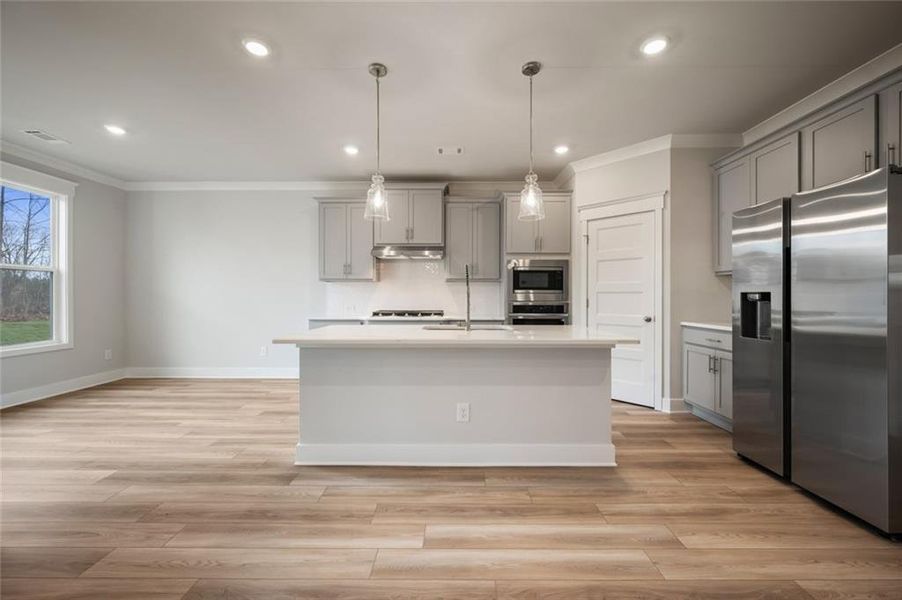 Furnished interior view inside a new home in Ponderosa Farms Reserve, Gainesville (Image 12).