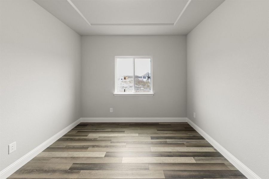 Representative unfurnished interior of a home built from the Fairmont by Pacesetter Homes in Leonard Trails, Anna (Image 19). Representative unfurnished interior of a home built from the Fairmont by Pacesetter Homes in Leonard Trails, Anna (Image 19).