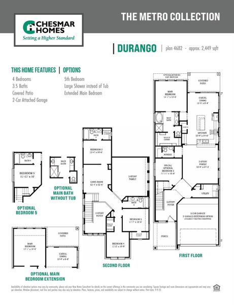 Durango Floorplan Durango Floorplan