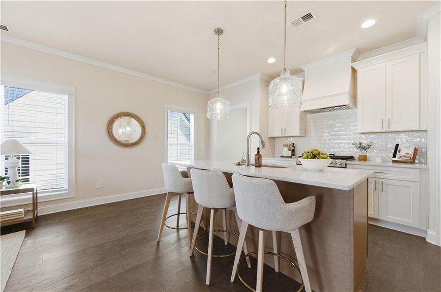 Furnished interior view inside a new home in , Marietta (Image 6). Furnished interior view inside a new home in , Marietta (Image 6).