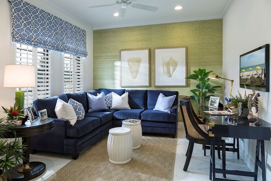 Representative furnished interior of a home built from the Sandcastle 2 by Neal Communities in Boca Royale Golf & Country Club at Wellen Park, Englewood (Image 28).