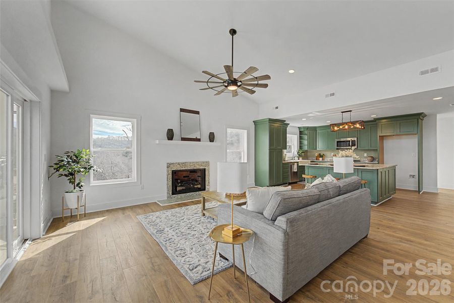 Furnished interior view inside a new home in , Tuckasegee (Image 4).